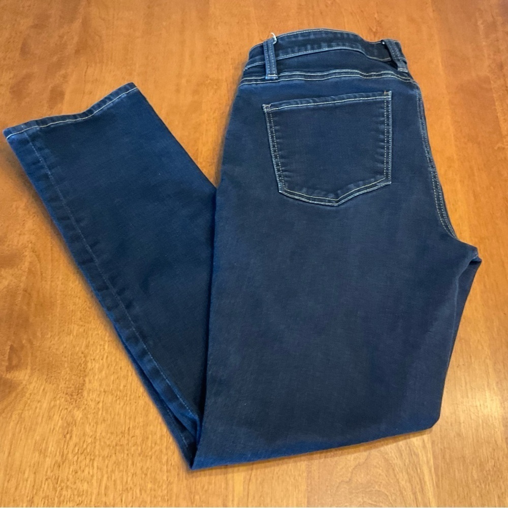 Talbots Straight Flawless Five-Pocket Ankle Blue Denim Jeans size 8P